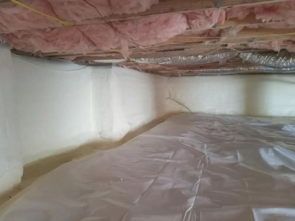 Crawl space encapsulation with closed-cell spray foam for Roof Maintenance in Hillcrest